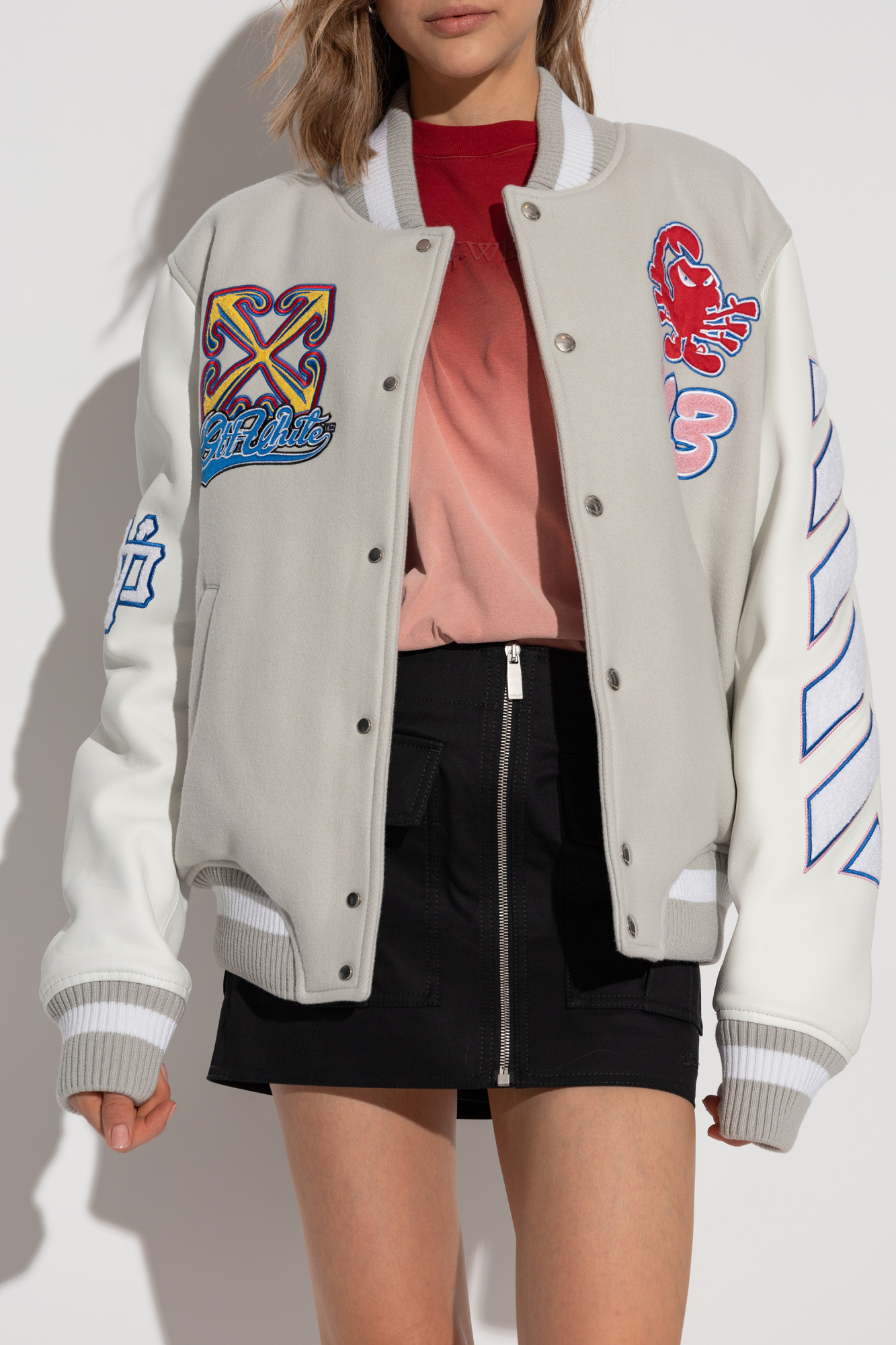 Grey Jacket with logo Off-White - Vitkac AS